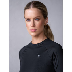 Base Layer Equestrian Stockholm Dynamic dames met lange mouwen Zwart