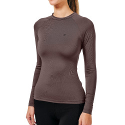 Base Layer Equestrian Stockholm Dynamic dames met lange mouwen Moderne mokka Bruin Base Layer Equestrian Stockholm Dynamic dames met lange mouwen Moderne mokka Bruin