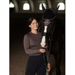 Base Layer Equestrian Stockholm Dynamic dames met lange mouwen Moderne mokka Bruin Base Layer Equestrian Stockholm Dynamic dames met lange mouwen Moderne mokka Bruin