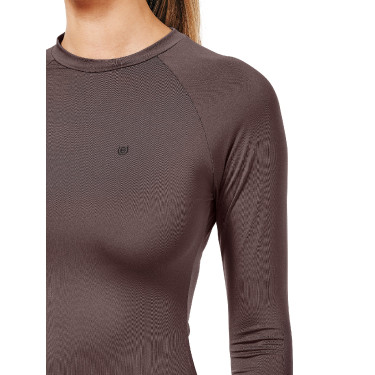 Base Layer Equestrian Stockholm Dynamic dames met lange mouwen Moderne mokka Bruin Base Layer Equestrian Stockholm Dynamic dames met lange mouwen Moderne mokka Bruin