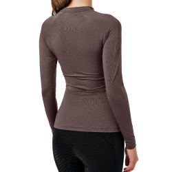 Base Layer Equestrian Stockholm Dynamic dames met lange mouwen Moderne mokka Bruin Base Layer Equestrian Stockholm Dynamic dames met lange mouwen Moderne mokka Bruin