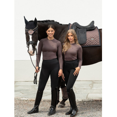 Base Layer Equestrian Stockholm Dynamic dames met lange mouwen Moderne mokka Bruin Base Layer Equestrian Stockholm Dynamic dames met lange mouwen Moderne mokka Bruin