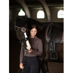 Base Layer Equestrian Stockholm Dynamic dames met lange mouwen Moderne mokka Bruin Base Layer Equestrian Stockholm Dynamic dames met lange mouwen Moderne mokka Bruin