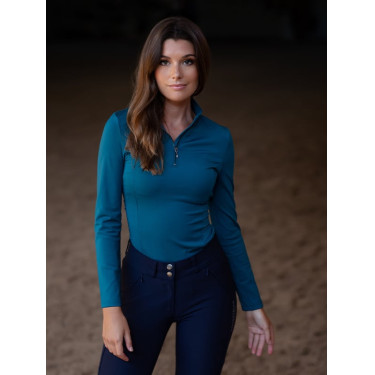 Base Layer Equestrian Stockholm Vision dames longsleeve Aurora-blauw Base Layer Equestrian Stockholm Vision dames longsleeve Aurora-blauw