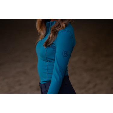 Base Layer Equestrian Stockholm Vision dames longsleeve Aurora-blauw Base Layer Equestrian Stockholm Vision dames longsleeve Aurora-blauw