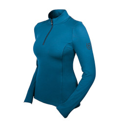 Base Layer Equestrian Stockholm Vision dames longsleeve Prarie blauw