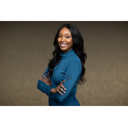 Base Layer Equestrian Stockholm Vision dames longsleeve Prarie blauw