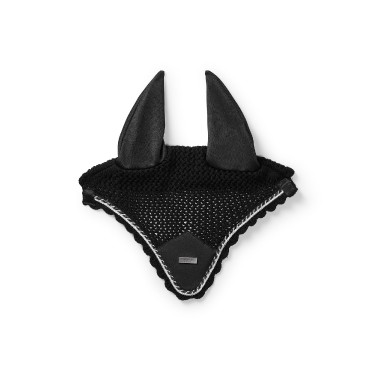 Antivliegen-oornetje Equestrian Stockholm Zwarte editie