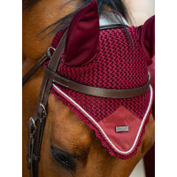 Antivliegen-oornetje Equestrian Stockholm Bordeaux