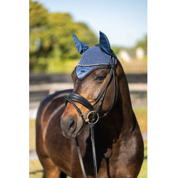 Antivliegen-oornetje Equestrian Stockholm Venetië donker Blauw