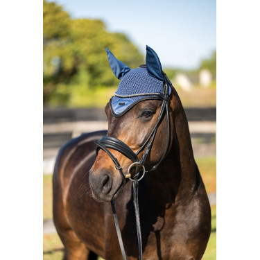 Antivliegen-oornetje Equestrian Stockholm Venetië donker Blauw