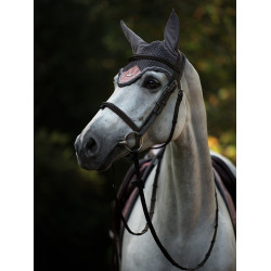 Antivliegen-oornetje Equestrian Stockholm Stofroze