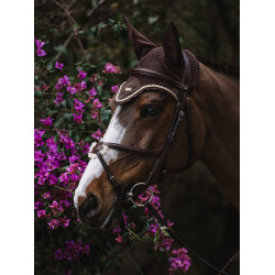 Antivliegen-oornetje Equestrian Stockholm Goudbruin Antivliegen-oornetje Equestrian Stockholm Goudbruin