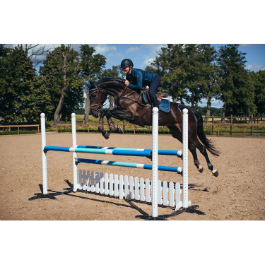 Antivliegen-oornetje Equestrian Stockholm Monaco blauw
