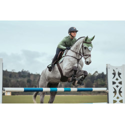 Antivliegen-oornetje Equestrian Stockholm Wit pistache Groen