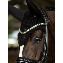 Anti-vliegensjabrak Equestrian Stockholm met geluiddemping Zwart