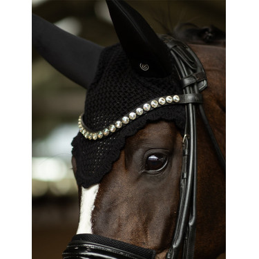 Anti-vliegensjabrak Equestrian Stockholm met geluiddemping Zwart