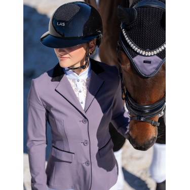 Anti-vliegensjabrak Equestrian Stockholm met geluiddemping Donkerpaars Violet