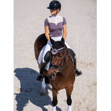 Anti-vliegensjabrak Equestrian Stockholm met geluiddemping Donkerpaars Violet