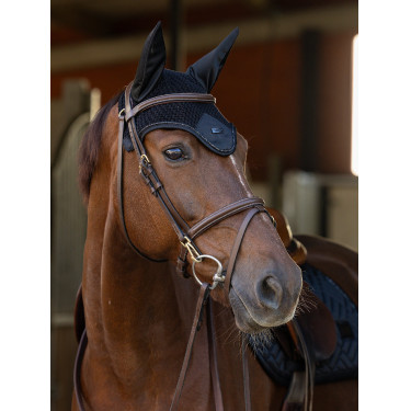 Moderne Equestrian Stockholm vliegenkap Zwart Moderne Equestrian Stockholm vliegenkap Zwart