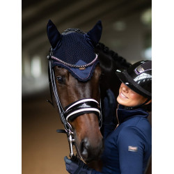 Moderne Equestrian Stockholm vliegenkap Lagune blush Blauw Moderne Equestrian Stockholm vliegenkap Lagune blush Blauw