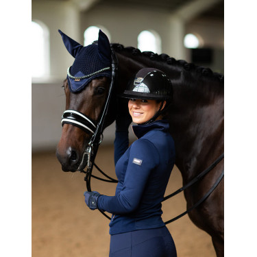 Moderne Equestrian Stockholm vliegenkap Lagune blush Blauw Moderne Equestrian Stockholm vliegenkap Lagune blush Blauw