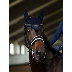 Moderne Equestrian Stockholm vliegenkap Lagune blush Blauw Moderne Equestrian Stockholm vliegenkap Lagune blush Blauw