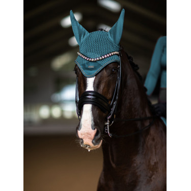 Moderne Equestrian Stockholm vliegenkap Teal blauw