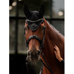 Vliegenmasker Equestrian Stockholm Performance Zwart