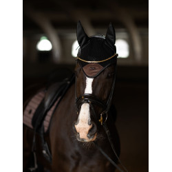 Vliegenmasker Equestrian Stockholm Performance Moderne mokka Bruin