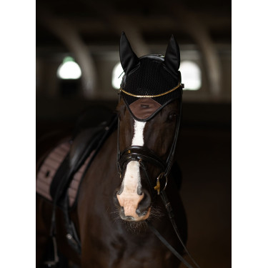 Vliegenmasker Equestrian Stockholm Performance Moderne mokka Bruin