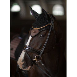 Vliegenmasker Equestrian Stockholm Performance Moderne mokka Bruin