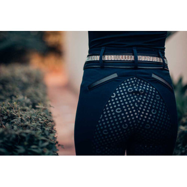 Smalle riem Equestrian Stockholm Zwarte editie