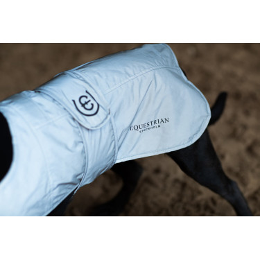 Honden deken Equestrian Stockholm Reflective Glanzend zwart Honden deken Equestrian Stockholm Reflective Glanzend zwart