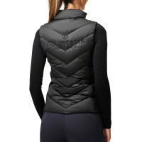 Mouwloze gewatteerde bodywarmer Equestrian Stockholm Versatile voor dames Zwart
