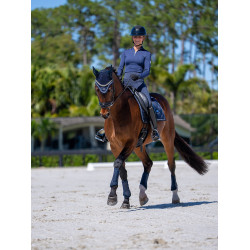 Equestrian Stockholm dressuurbeschermers van mesh Middernachtblauw Marineblauw