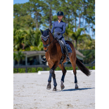 Equestrian Stockholm dressuurbeschermers van mesh Middernachtblauw Marineblauw