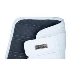 Equestrian Stockholm dressuurbeschermers van mesh Zilverwit Marineblauw