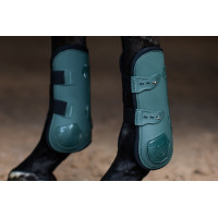 Equestrian Stockholm anatomische peesbeschermers Zwarte editie
