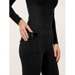 Dames paardrijlegging Equestrian Stockholm Premium Zwart