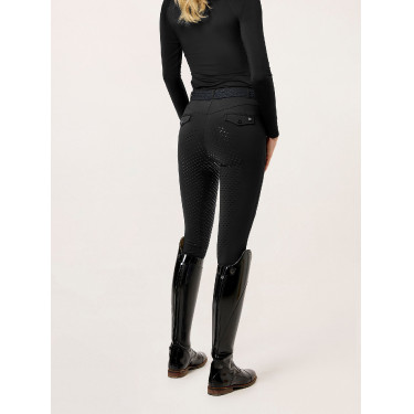 Dames paardrijlegging Equestrian Stockholm Premium Zwart