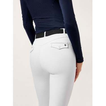 Dames paardrijlegging Equestrian Stockholm Premium Wit