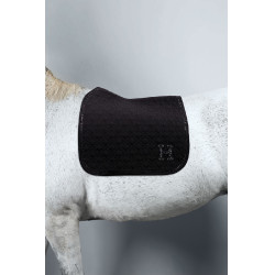 Set Harcour zadelpad Amba en oornetje Ambroise Zwart