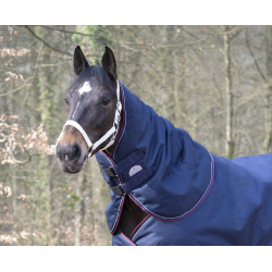 Nekstuk Equithème Tyrex 1200 D 0g Marine / bordeaux Blauw Nekstuk Equithème Tyrex 1200 D 0g Marine / bordeaux Blauw