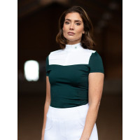 Wedstrijdpolo Equestrian Stockholm Fine Line dames korte mouw Dramatische maandag