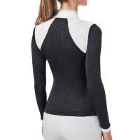 Wedstrijdpolo Equestrian Stockholm Revenew lange mouwen dames Zwarte editie Wedstrijdpolo Equestrian Stockholm Revenew lange mouwen dames Zwarte editie