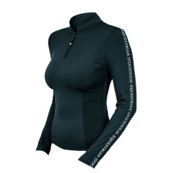 Dames longsleeve polo Equestrian Stockholm Power Dramatische maandag Dames longsleeve polo Equestrian Stockholm Power Dramatische maandag