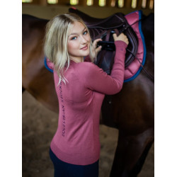 Gebreide trui met ronde hals Equestrian Stockholm dames Tijdloze roos Gebreide trui met ronde hals Equestrian Stockholm dames Tijdloze roos