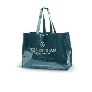 Stal tas Equestrian Stockholm Woven Teal blauw