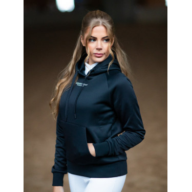 Dameshoodie Equestrian Stockholm Ease Marine Marineblauw Dameshoodie Equestrian Stockholm Ease Marine Marineblauw